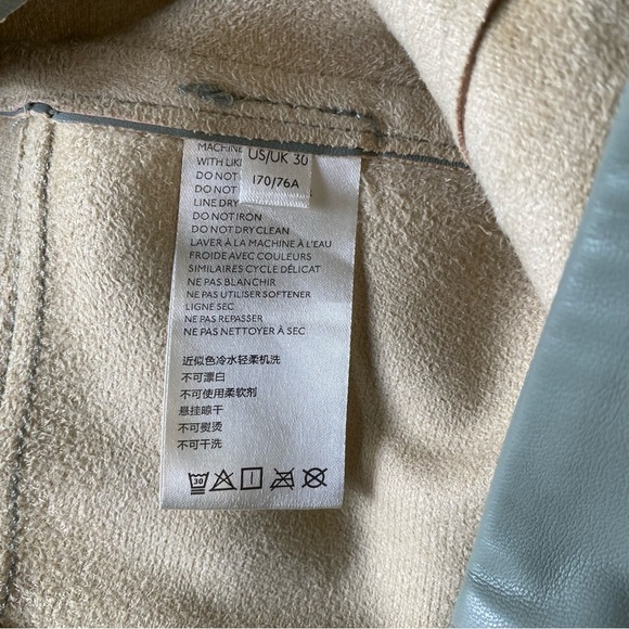 Free People We The Free Real Deal Slit Vegan Pants Seagrass Size 30 - Picture 11 of 14